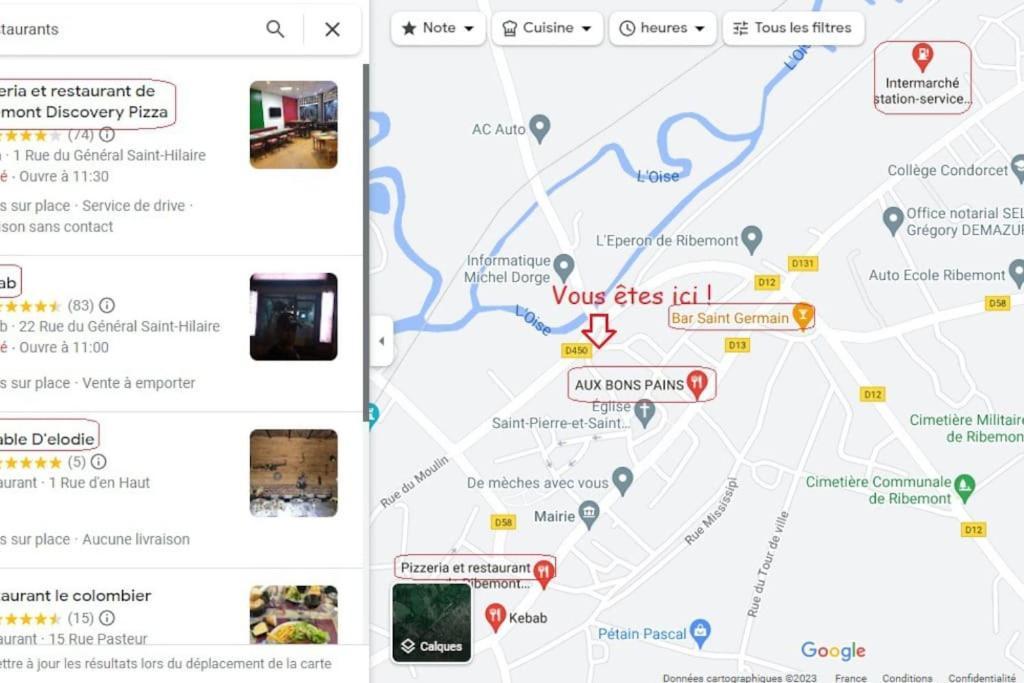 La Ribemontoise Lägenhet Exteriör bild
